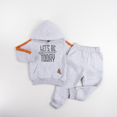 Wholesale Boys Tracksuit Set 1-4Y Pankido 2037-9719 Оранжевый 