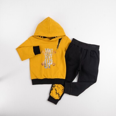 Wholesale Boys Tracksuit Set 5-8Y Pankido 2037-9663 Жёлтый 