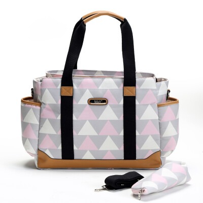 Wholesale Diaper Bag Baby Care 0-12M My Collection 1082-6740 Серо-розовый