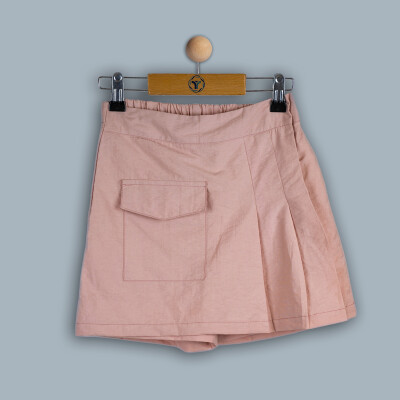 Wholesale Girl Short Skirt 10-13Y Timo 1018-TK4DÜ072241334 Пыльная роза