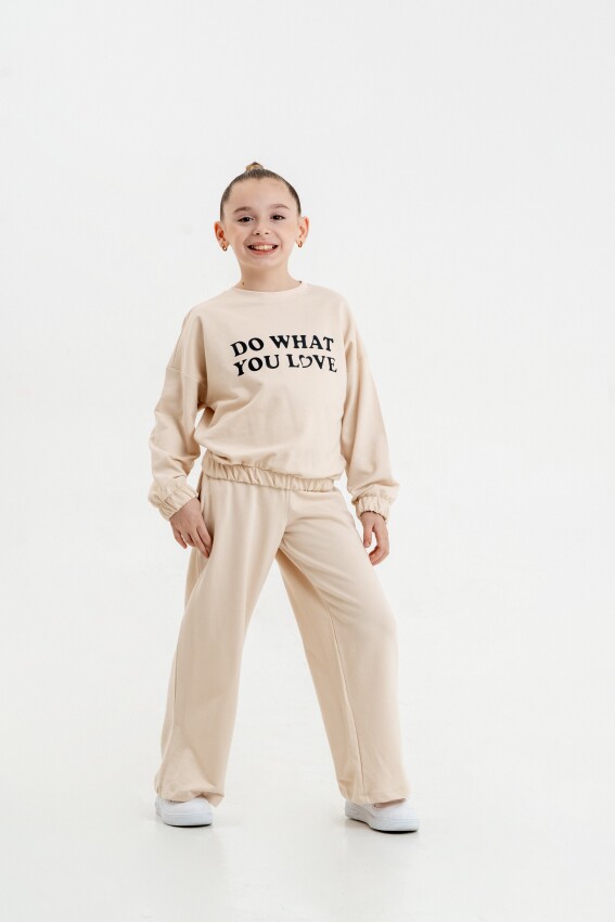 Wholesale Girls 2-Piece Tracksuit Set 7-10Y Matmazel 2021-8012 - 4