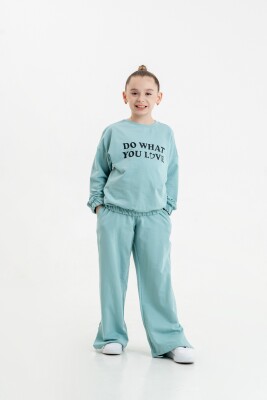 Wholesale Girls 2-Piece Tracksuit Set 7-10Y Matmazel 2021-8012 - Matmazel