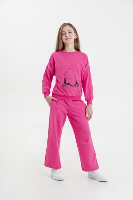 Wholesale Girls 2-Piece Tracksuit Set 7-10Y Matmazel 2021-8014 - Matmazel