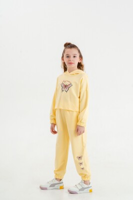 Wholesale Girls 2-Piece Tracksuit Set 7-10Y Matmazel 2021-8015 Жёлтый 