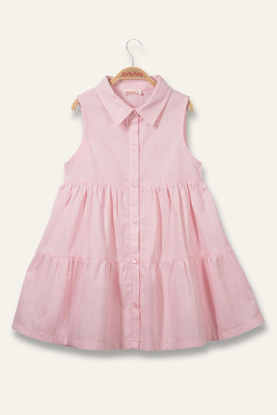 Wholesale Girl's Collar Dress 3-10Y Zeyland 1070-251Z4SUR31 - 1