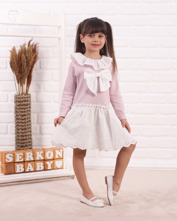 Wholesale Girl's Dress 1-4Y Serkon Baby&Kids 1084-M0749 - 2