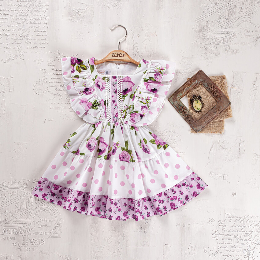 Wholesale Girls Dress 2-5Y Elayza 2023-2207 - 4