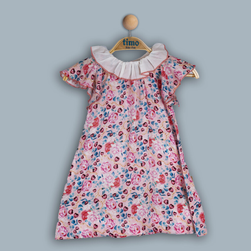 Wholesale Girls Dress 2-5Y Timo 1018-TK4DÜ012243712 - 2