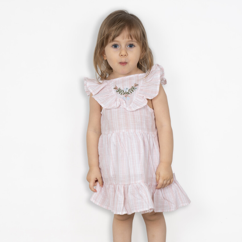 Wholesale Girl's Dress 6-24M Timo 1018-TK5DÜ042240431 - 2