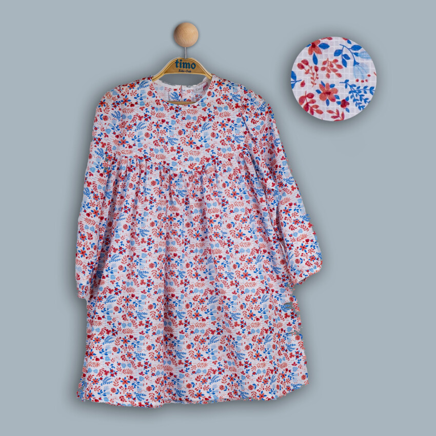Wholesale Girls Dress 6-9Y Timo 1018-TK4DÜ082243893 - 3
