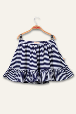 Wholesale Girl's Striped Skirt 3-12Y Zeyland 1070-251Z4SCR13 Темно-синий