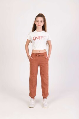 Wholesale Girl's Sweatpants 13-16Y Nickel 2060-20183-3 - 4