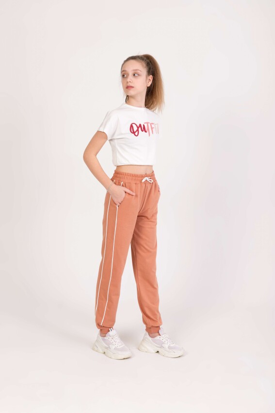 Wholesale Girl's Sweatpants 9-12Y Nickel 2060-20162-2 - 3