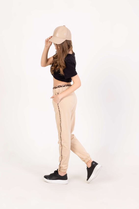 Wholesale Girl's Sweatpants 9-12Y Nickel 2060-20185-2 - 2