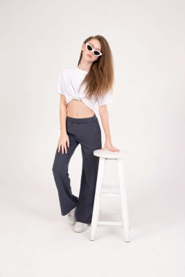 Wholesale Girl's Sweatpants 9-12Y Nickel 2060-20204-2 - 3