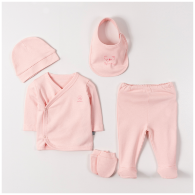 Wholesale Unisex Baby 5-Piece Newborn Set 0-1M Pambuliq 2030-6185 - Pambuliq
