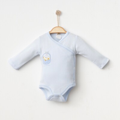 Wholesale Unisex Baby Bodysuit 0-3M Gümüş Baby 2043-0073 - Gümüş Baby