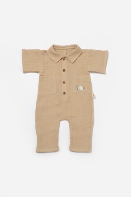Wholesale Unisex Baby Short Sleeve Rompers 3-24M 100% Cotton Baby Cosy 2022-CSYM7041 - BabyCosy