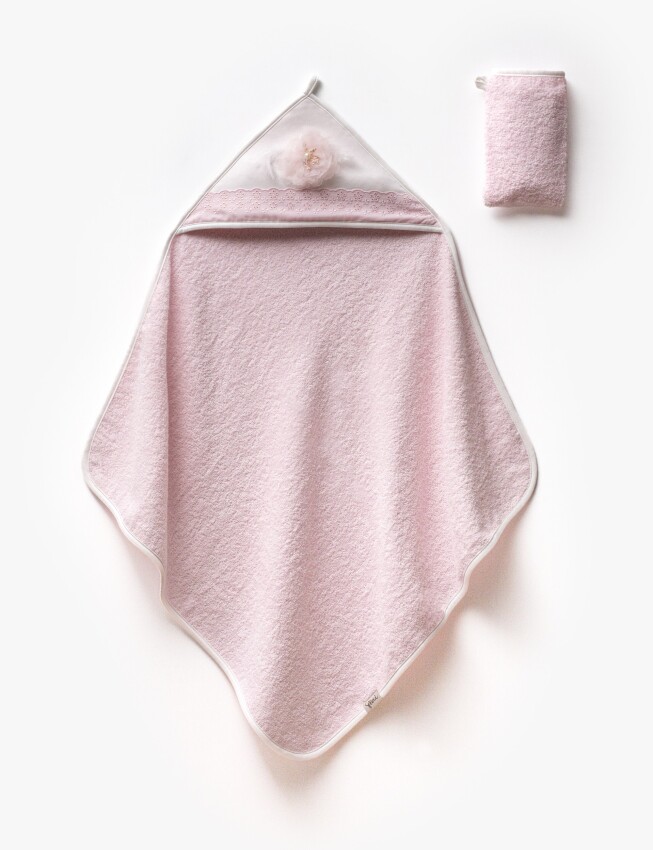 Wholesale Unisex Baby Towel and Pouch Set 75*75cm Flexi Baby 2063-230059 - 1