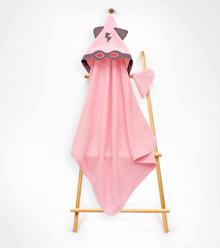 Wholesale Unisex Kids 2-Piece Scrub Mitt and Towel Set 75x80 Babyline 2015-9-728 - 3