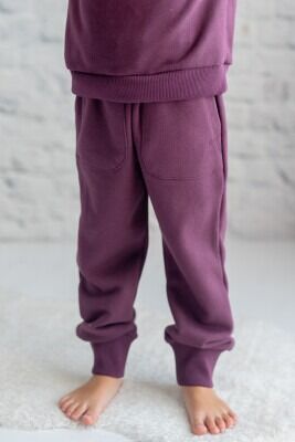 Wholesale Unisex Sweatpants 3-14Y Zeyland 1070-242Z1ETA06 Темно-фиолетовый