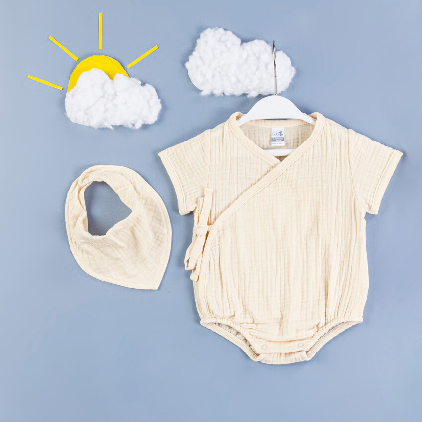 Wholesales Baby Boys 2-Piece Bodysuit Set BabyZ 1097-4372 - 2