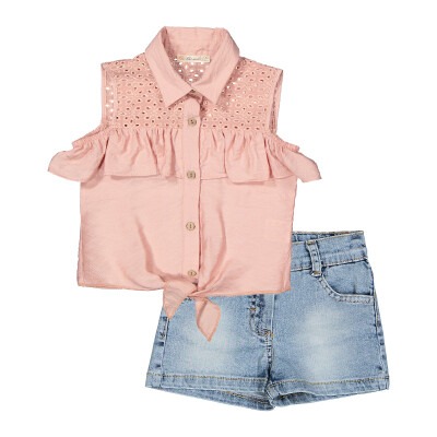 Set With Shorts Büşra Bebe 1016-211048 - Büşra Bebe