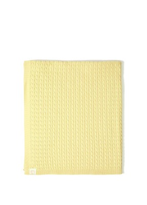 Wholesale Organic Cotton Mini Braid Knitted Baby Blanket 0-36M Uludağ Triko 1061-21006 Light Brown 
