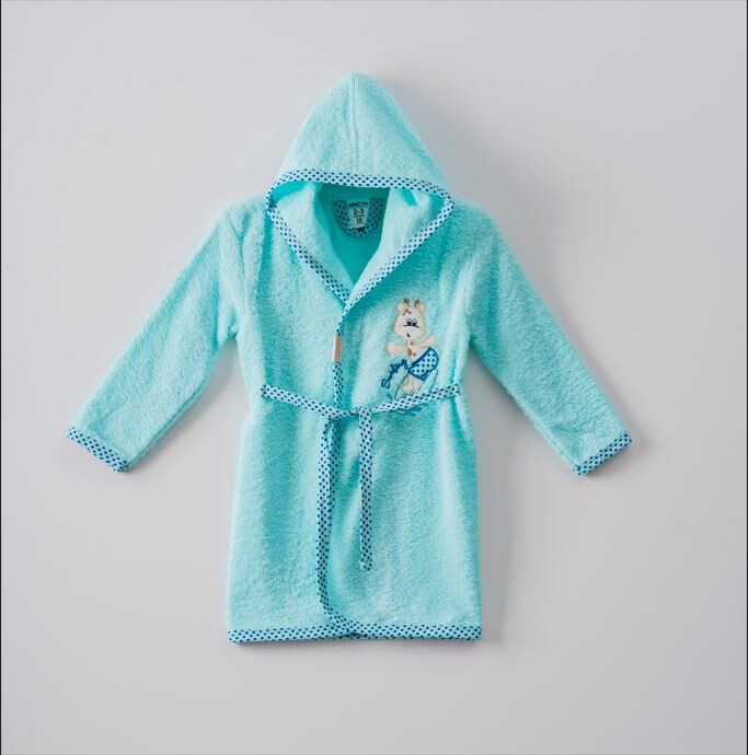 1-4 Yaş Bebe Bornoz Ramel Kids 1072-451 - 5