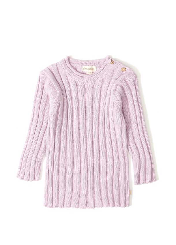 100% Organic Cotton With GOTS Certified Knitwear Ribbed Sweater 12-36M Uludağ Triko 1061--121064 - 5