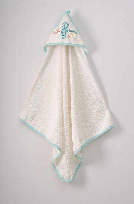 75x80 BEBE BANYO HAVLUSU Ramel Kids 1072-304KREM - 1
