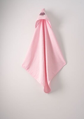 75x80 BEBE BANYO HAVLUSU Ramel Kids 1072-305 Pembe