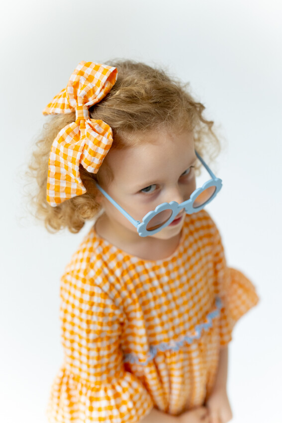 Bebek Kız Turuncu Saç Tokası Fiyonk Mini 1-12M Pixy Love 2070-PL24SA90011202 - 1