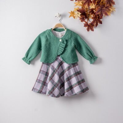 Ceketli Elbise Büşra Bebe 1016-22217 Yeşil