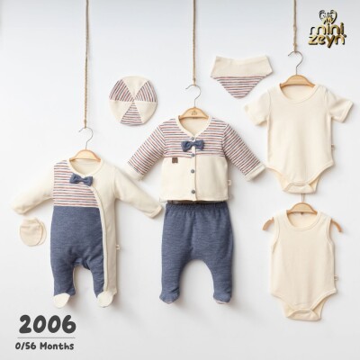 Çizgi Detaylı 8'li Set Minizeyn 2014-2006 - Minizeyn