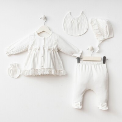 Kız Bebek Moalisa Kız 5'li Set 0-1M Minizeyn 2014-7072 - Minizeyn