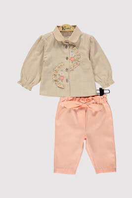 Kız Bebek Nakışlı Takım 6-18M Kumru Bebe 1075-4226 - Kumru Bebe (1)