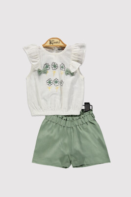 Kız Bebek Papatya Baskılı Takım 6-18M Kumru Bebe 1075-4380 - Kumru Bebe