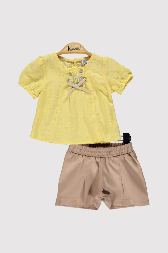 Kız Bebek Üst Nakışlı Takım 6-18M Kumru Bebe 1075-4258 - 1