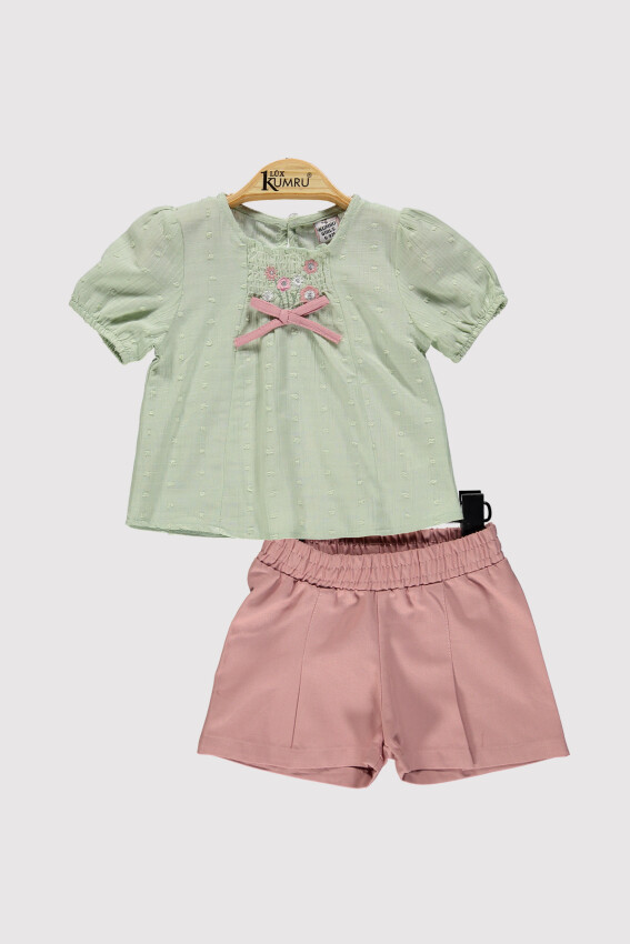 Kız Bebek Üst Nakışlı Takım 6-18M Kumru Bebe 1075-4258 - 4