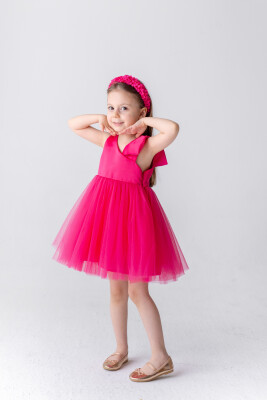 Kız Çocuk Fuşya Elbise 5-12Y Pixy Love 2070-PL24SCM076B270329 - Pixy Love