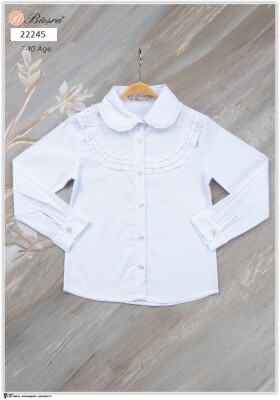 Önü Fırfırlı Gömlek Büşra Bebe 1016-22245 - Büşra Bebe