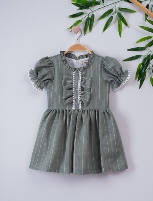 Önü Fiyonklu Elbise Büşra Bebe 1016-221041 - Büşra Bebe (1)