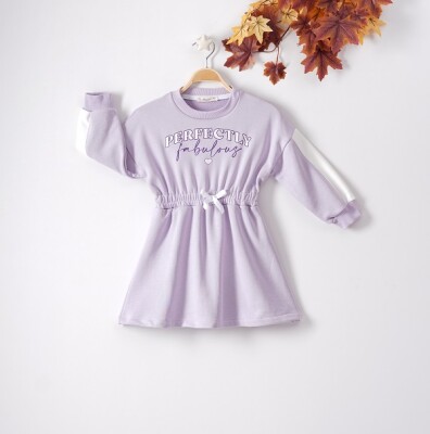 Perfectly 3 İp Elbise Büşra Bebe 1016-22228 Lila