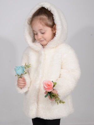 Topta Kız Çocuk Peluş Mont 2-5Y Serkon Baby&Kids 1084-M0589 - Serkon Baby&Kids