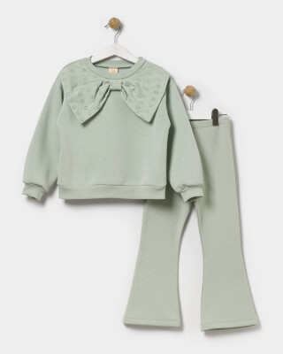 Toptan 2'li Kız Çocuk İspanyol Paça Pantolonlu Takım Bupper Kids 1053-24310 - Bupper Kids