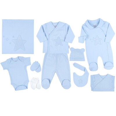 Toptan Bebek 10'lu Yeni doğan Takım 0-3M Ciccimbaby 1043-4805 - Ciccimbaby (1)