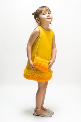 Toptan Bebek Eteği Fırfırlı Elbise 6-18M Wecan 1022-23114 - 6