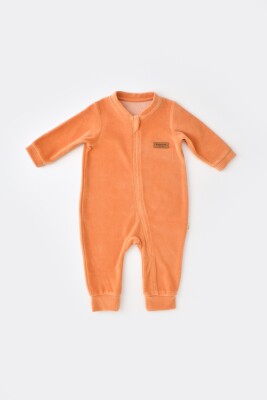 Toptan Bebek Kadife Fermuarlı Tulum 3-24M Baby Cosy 2022-CSYK6030 - 1