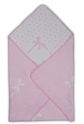 Toptan Bebek Kuzulu Triko Battaniye 85x85 cm Tomuycuk 1074-10159 - Tomuycuk